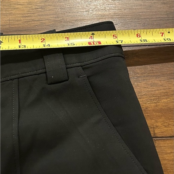 A.L.C. Black Viscose Blend Seamed Cropped Front Seam Pants Size 10 495.00 - Picture 5 of 10